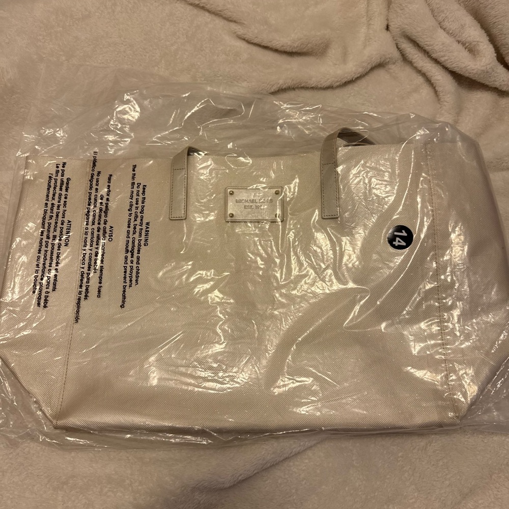 Michael Kors Silver/Gold Tote Bag